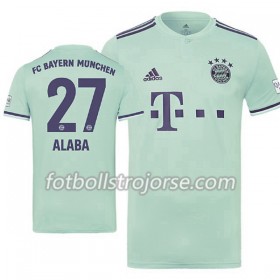 FC Bayern München Matchtröjor Alaba 27 Borta Fotbollströja 2018-2019
